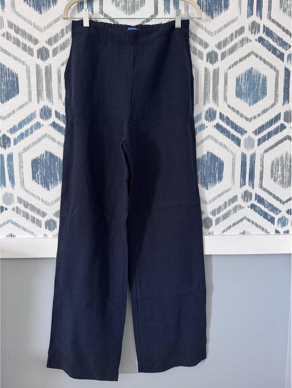 NWT J.McLaughlin Blue Linen Pants